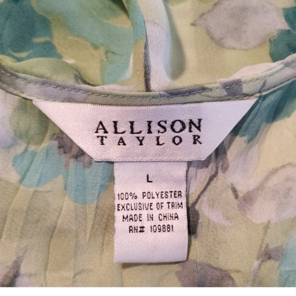 Allison Taylor blouse Size Large - Picture 3 of 4